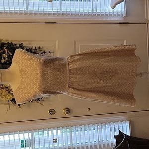 knee length dresses for ladies Flock Mesh Dress in Burgundy